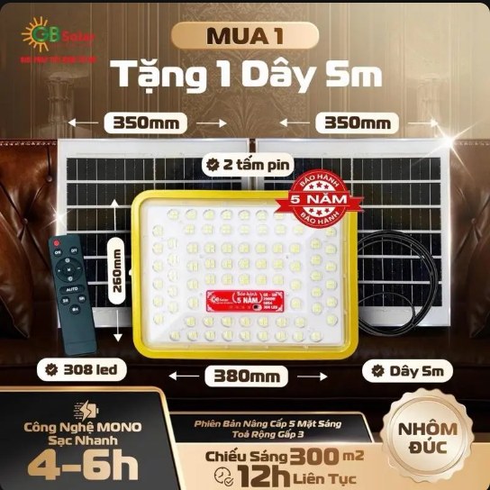 Mặt đèn GB-5M 308 LED